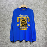 Amiri long sleeve shirts lion printing