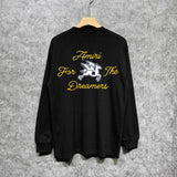 Amiri long sleeve shirts yellow letter pegasus printing