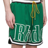Rhude Shorts Striped Elastic Sport Mesh Basketball Shorts