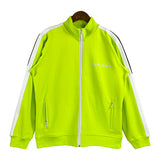Palm Angels sweatshirt Striped zip-up cardigan