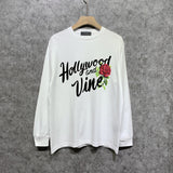 Amiri long sleeve shirts hollywood rose printing
