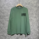 Amiri long sleeve shirts wolf music hand print
