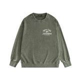 Amiri washed sweatshirt la limited art word printing washed and distressed