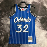 NBA Jerseys MN Hot Pressed Retro Jersey SW Magic 9495 Season, Blue No.32 O'Neal