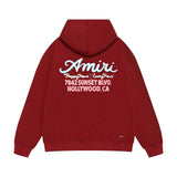 Amiri hoodie wine glass letterprinting