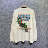 Amiri long sleeve shirts flame island printing