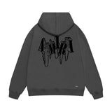 Amiri hoodie chain letter printing
