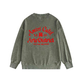 Amiri washed sweatshirt la limited art word printing washed and distressed