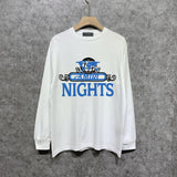 Amiri long sleeve shirts earth letter printing