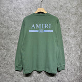 Amiri long sleeve shirts crayon horizontal strip printing