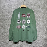 Amiri long sleeve shirts medal set printing