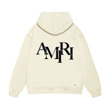 Amiri hoodie overlapping letter print