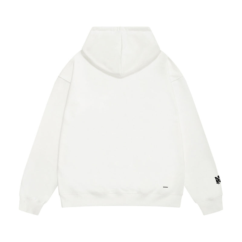 Amiri hoodie all gray overlapping letterprinting