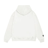 Amiri hoodie all gray overlapping letterprinting