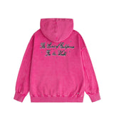 Amiri washed hoodie angel twins washed distressed printing