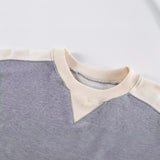 C.e sweatshirt autumn winter c.e casual style patchwork pattern round neck pullover sweatshirt