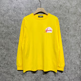 Amiri long sleeve shirts pink beach print