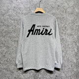 Amiri long sleeve shirts pure letterprinting