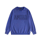 Amiri washed sweatshirt miter letter print washed old