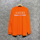 Amiri long sleeve shirts crayon horizontal strip printing