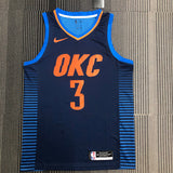 NBA Jerseys Thunder, Blue Stripe No. 3, Paul