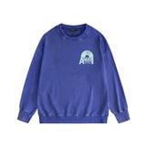 Amiri washed sweatshirt large radar printing washed and distressed