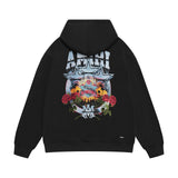 Amiri hoodie five-star rose print