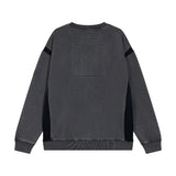 C.e sweatshirt early autumn c.e batik patchwork air mesh round neck pullover sweatshirt