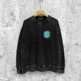Amiri washed sweatshirt colored sun print washed old