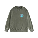 Amiri washed sweatshirt colored sun print washed old