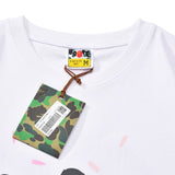 Bathing Ape T Shirt Summer Cherry Blossom Limited Ape Man Letter Print Short Sleeve T-Shirt