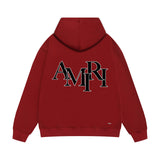 Amiri hoodie overlapping letter print