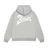 Amiri hoodie slanted letter printing