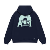 Amiri hoodie large radar shape printing
