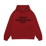 Amiri hoodie hollywood font printing