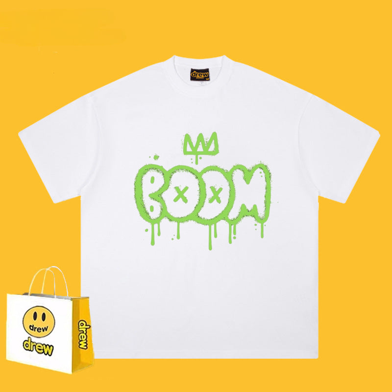 Drew T Shirts Cotton Short Sleeve Loose