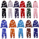 Denim Tears Hoodie Sweatpants Kapok Foam Printed Hoodie Trousers Suit(Options need to be purchased separately)