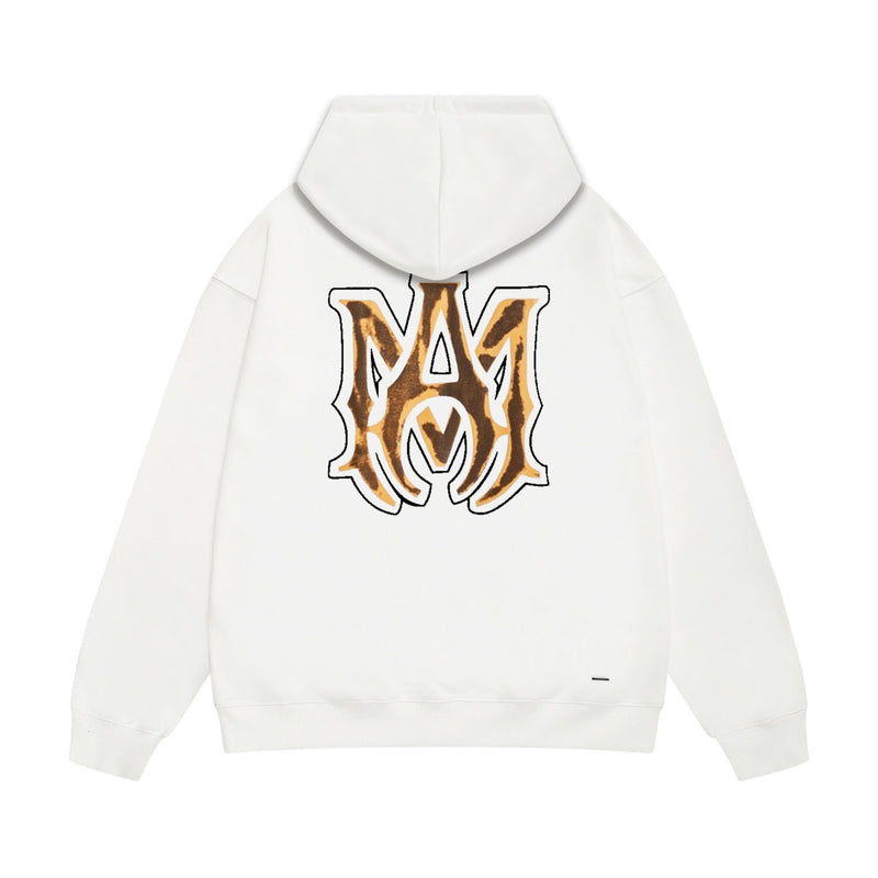 Amiri hoodie splash paint skeleton print