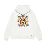 Amiri hoodie splash paint skeleton print
