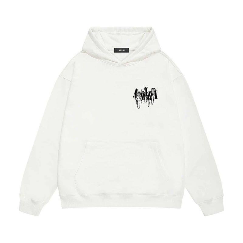 Amiri hoodie chain letter printing