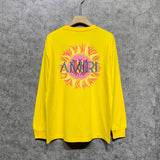 Amiri long sleeve shirts colorful sun print