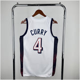 NBA Jerseys 24 Olympics, Team USA, White 4, Curry