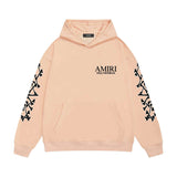 Amiri hoodie new bone sleeve printing