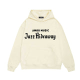 Amiri hoodie music letterprinting