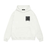 Amiri hoodie simple logo square sleeve print