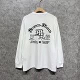 Amiri long sleeve shirts new arrivalletter logoprinting