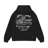 Amiri hoodie sketch country printing