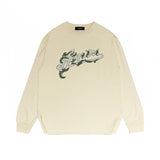 Amiri long sleeve shirts ye manletterprinting