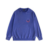 Amiri washed sweatshirt splattered color ring printing washed and distressed