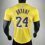 NBA Jerseys Lakers, yellow 24, quick-drying short sleeves